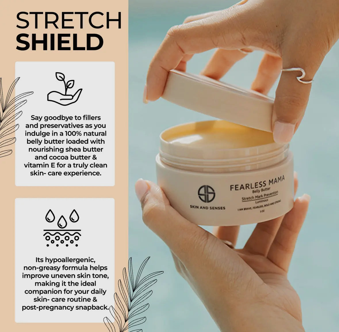 Fearless Mama Belly Butter - Luminous