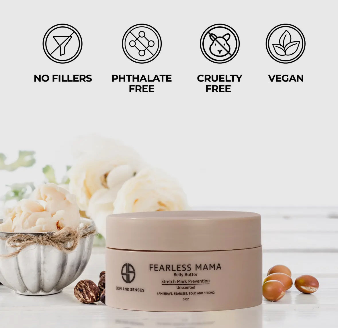 Fearless Mama Belly Butter - Luminous