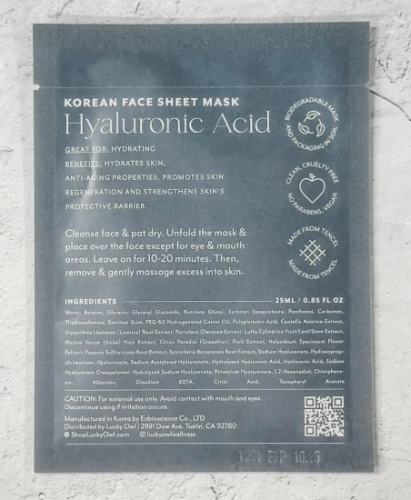 Lucky Owl Korean Sheet Mask