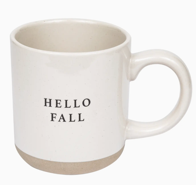 Hello Fall Stoneware Coffee Mug