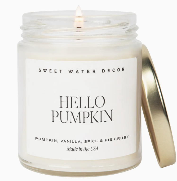 Hello Pumpkin 9 oz Soy Candle