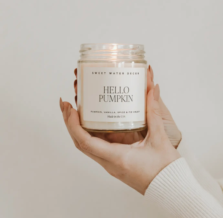 Hello Pumpkin 9 oz Soy Candle